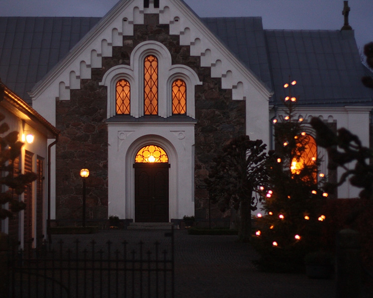 Julen i Vallösa kyrka
